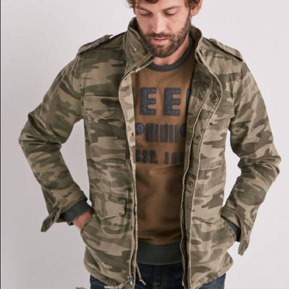 lucky brand camo jacket